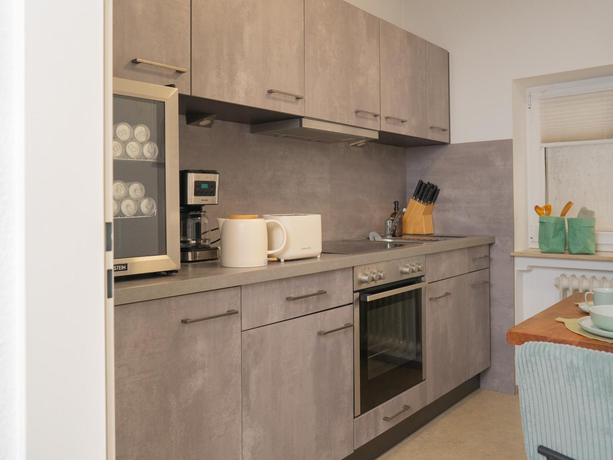 Einzigartiges Scandi Apartment - Innenstadt Mit Parkplatz, Balkon & Wlan - Perfekt Fuer Radfahrer 里德林根 外观 照片